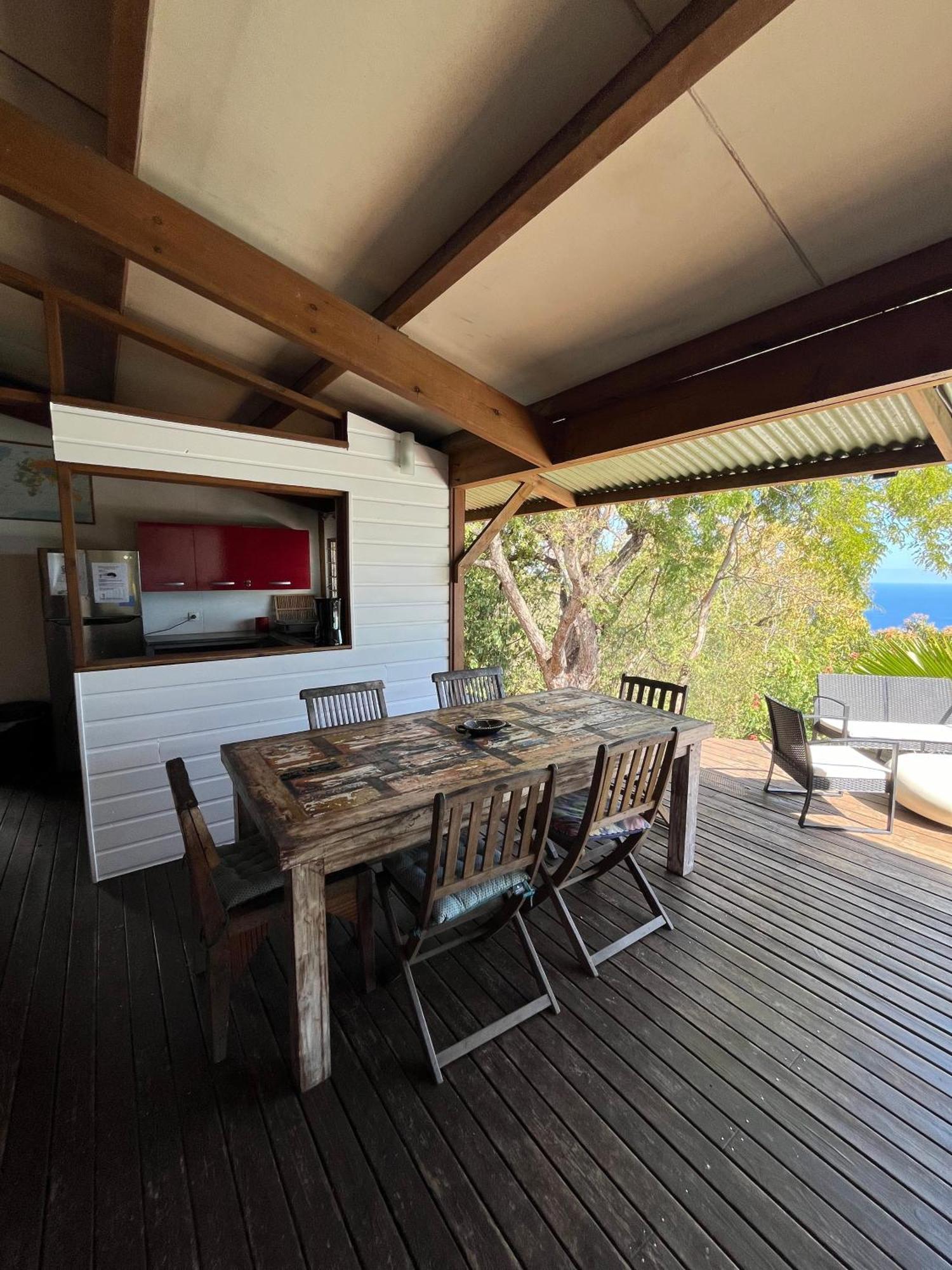 Cottage Chaleureux Avec Vue Mer Et Piscine Saint-Leu Exterior photo